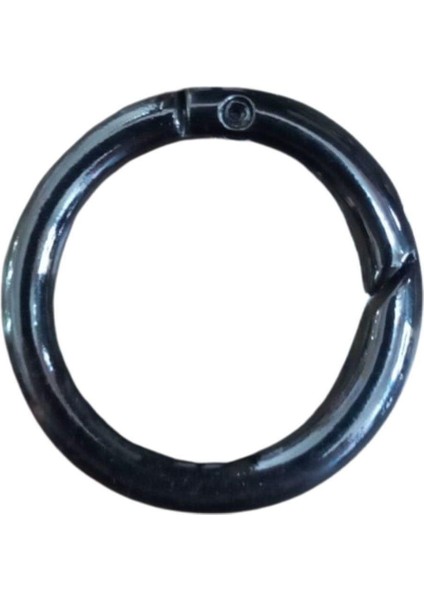 Çanta Halkası Yuvarlak 3 cm Siyah