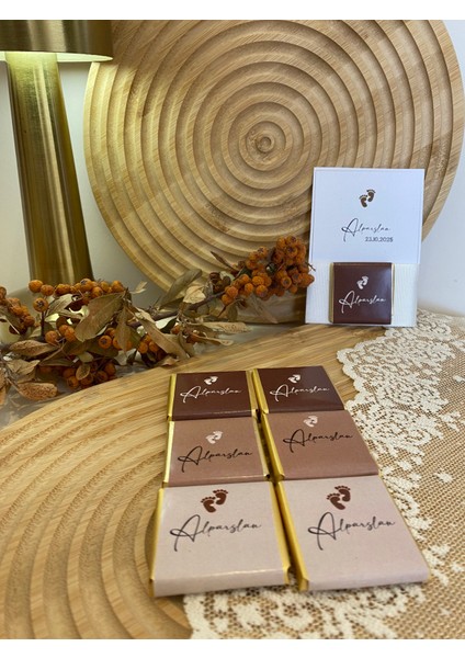 Kişiye Özel Bebek-Mevlit Çikolatası-40 Adet-Kutusuz modelleri