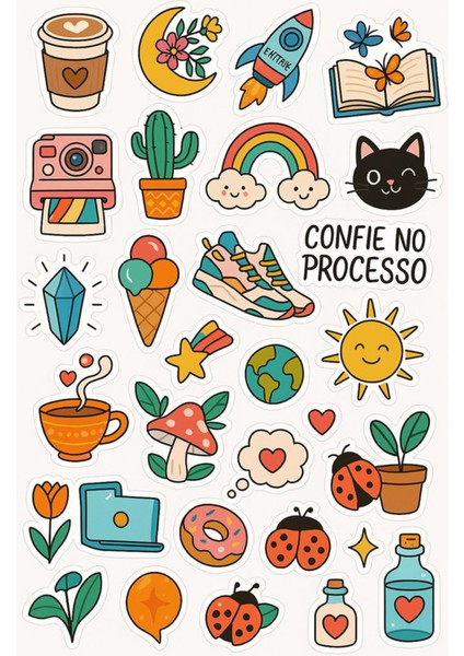 Popüler Telefon Laptop Notebook Tablet Defter Matara Stiker Etiket ST2235