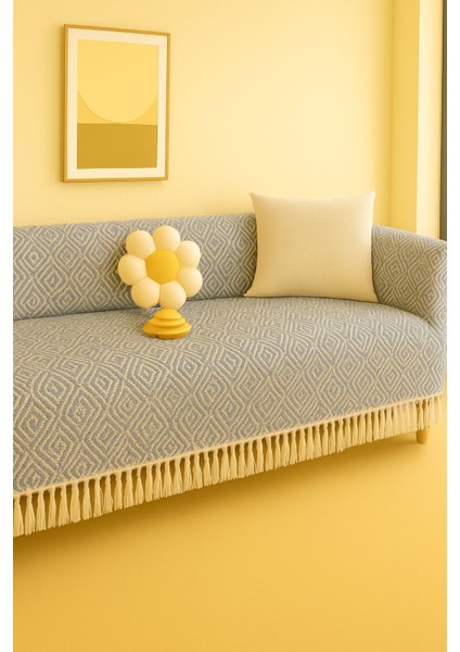 Diamond Koltuk Örtüsü Kaymaz Kumaş Özelliği | Berlina Serisi Koltuk Şalı 180 x 200 cm