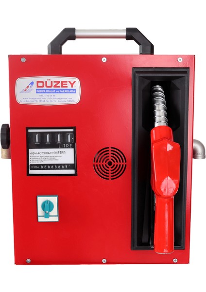 Düzey 220 Volt 1'' Sayaçlı Kapaklı Tip Otomatik Mazot Aktarma (Tabanca + Sayaç + Pompa + Hortum) fiyatları