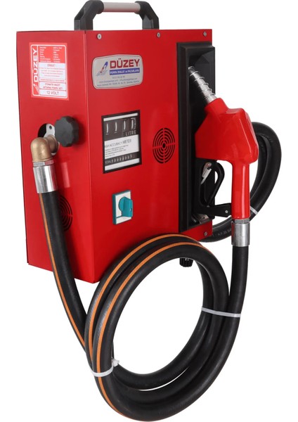 Düzey 220 Volt 1'' Sayaçlı Kapaklı Tip Otomatik Mazot Aktarma (Tabanca + Sayaç + Pompa + Hortum) modelleri