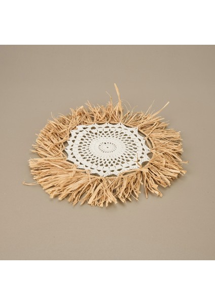 Deco Boho Dekoratif Süs - Bej - 40 cm modelleri