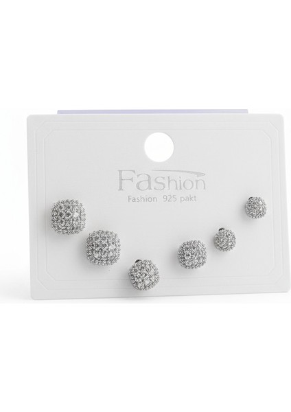 Minimal Tasarım 316L Çelik 6’lı Kadın Küpe Seti | Yusso