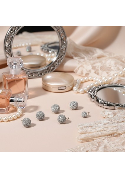 Minimal Tasarım 316L Çelik 6’lı Kadın Küpe Seti | Yusso fiyatları