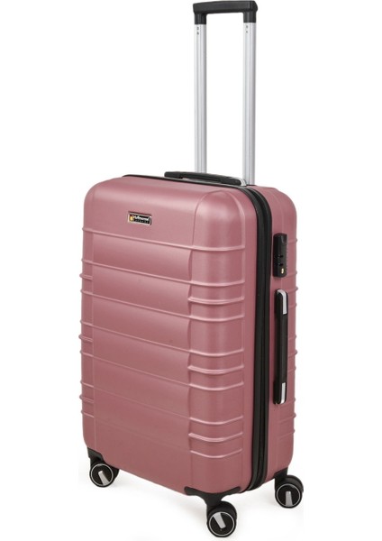 Travel Star Orta Boy Abs Valiz - Gülkurusu - 66X45X26 cm modelleri