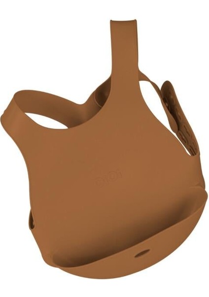 Silikon Mama Önlüğü Woody Brown