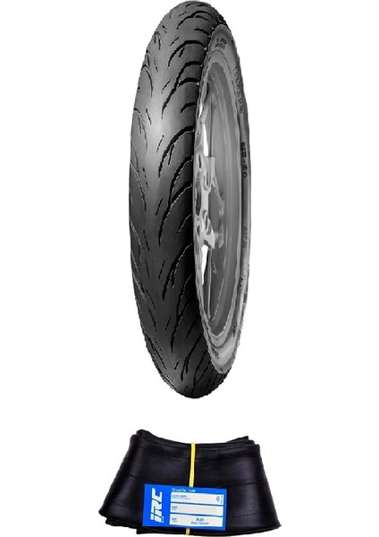 Irc 17 Jant 2.50-17 Tube Type (Iç Lastikli) F (Ön) Mb-34 Motosiklet Dış Lastiği + Irc 2.25/2.50-17 Iç Lastik Seti
