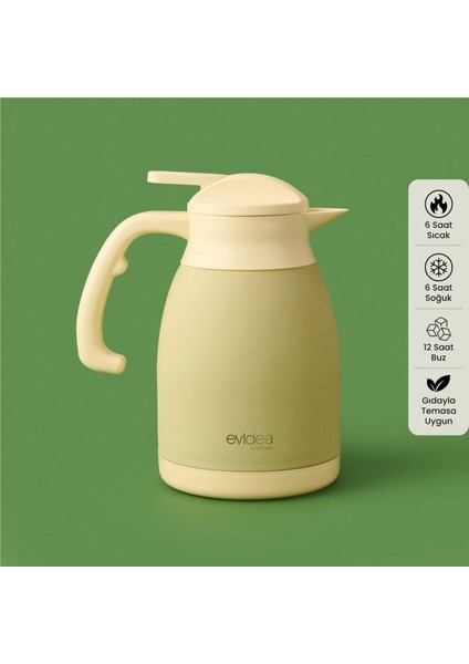 Kitchen Çay Termosu - Bej - 1,5 Lt