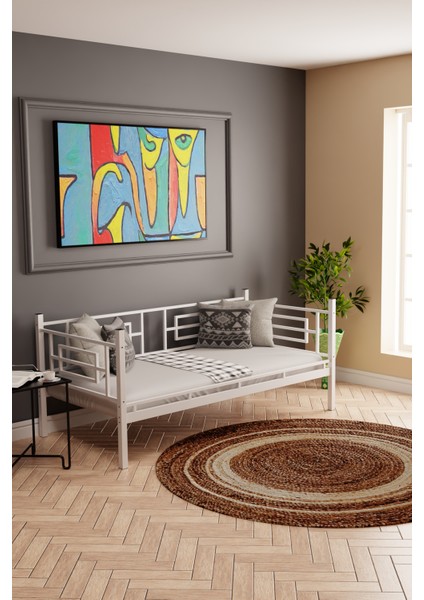 Larissa Daybed Sedir Karyola Beyaz
