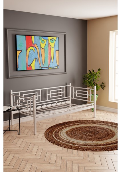 Larissa Daybed Sedir Karyola Beyaz fırsatları