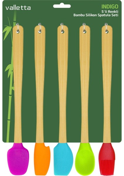 Indigo 5'li Spatula Seti - 25 cm modelleri