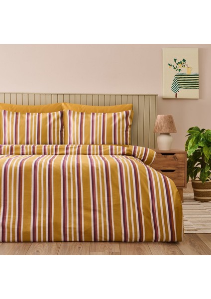 Soft Terralune Çift Kişilik Nevresim Takımı - Hardal