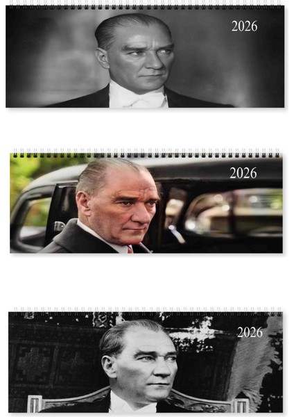 masa Takvimi 3 Adet Atatürk