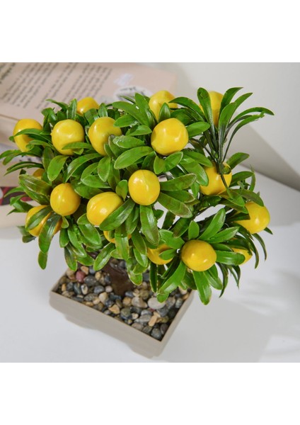 Dekor Yapay Limon Ağacı - Sarı - 24X18 cm modelleri