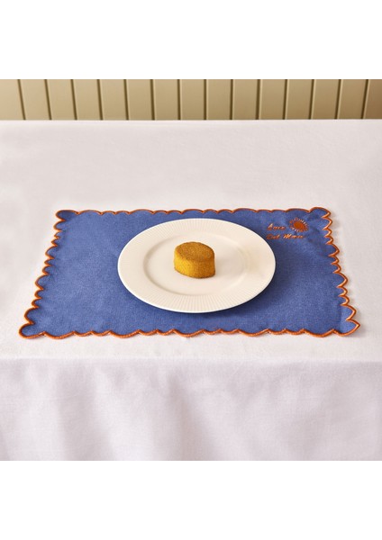 Soft Sun Maddness Amerikan Servis - Lacivert - 30X50 cm