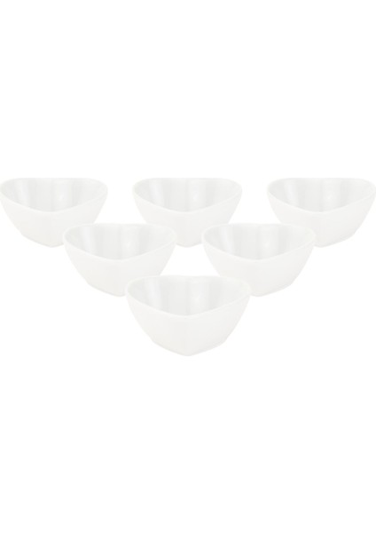 Kalpli Porselen 6'lı Sosluk - Beyaz - 3 cm fiyatları