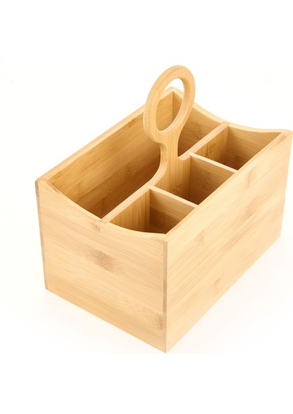 Bambu Kaşıklık - Kahverengi - 21X14,5X22 cm modelleri