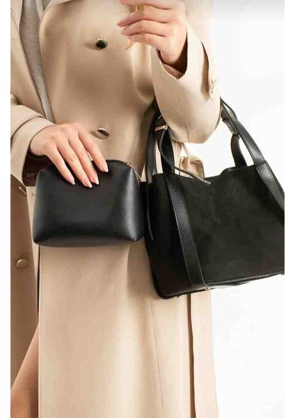 Eflanmoda Süet Yavrulu Kadın El ve Omuz Çantası fiyatları