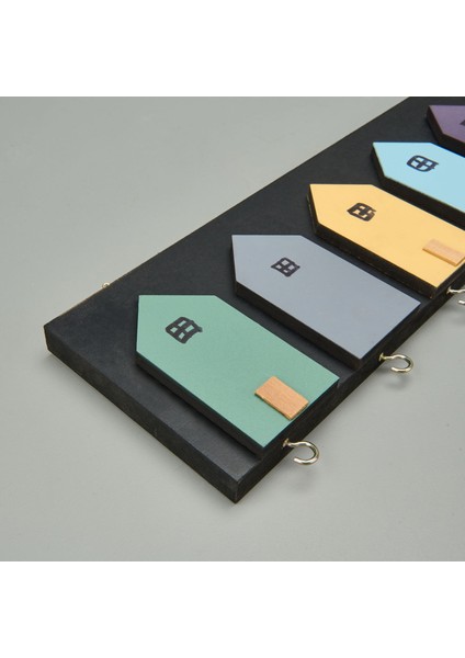 Deco House Duvar Askısı - Renkli - 40X12 cm modelleri