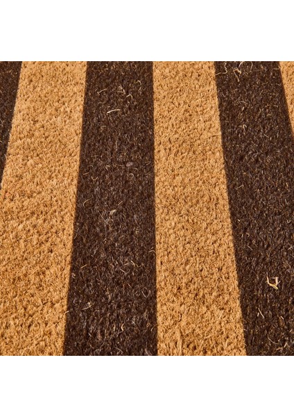 Home Rowe Koko Siyah Çizgili Kapı Paspası - Bej / Siyah - 40X60 cm modelleri