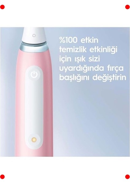 Akıllı Şarjlı Diş Fırçası - Pembe modelleri
