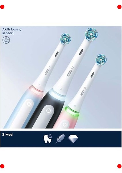 Akıllı Şarjlı Diş Fırçası - Pembe fırsatları