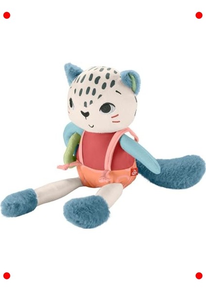 Sevimli Kar Leoparı Bebek Oyuncağı - Duyusal Gelişim