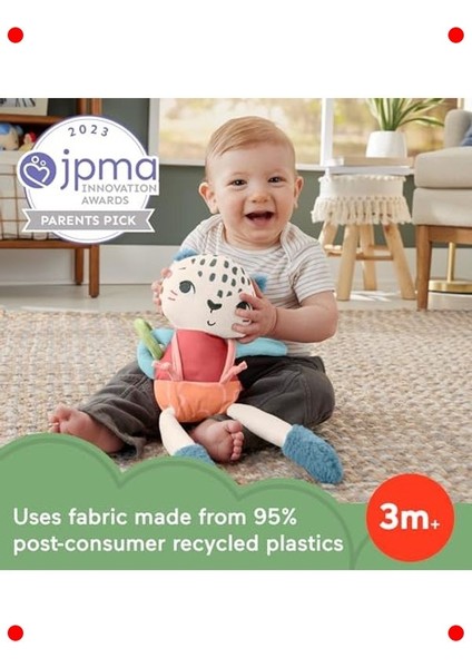 Sevimli Kar Leoparı Bebek Oyuncağı - Duyusal Gelişim fiyatları