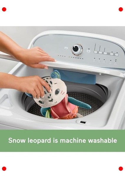 Sevimli Kar Leoparı Bebek Oyuncağı - Duyusal Gelişim indirimleri