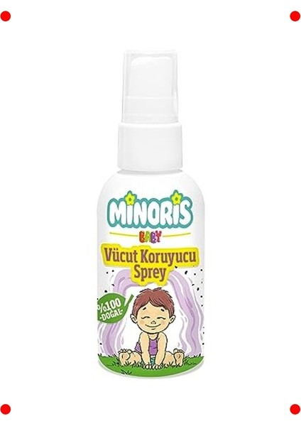 Organik Vegan Bebek Vücut Koruyucu Sprey (100 Ml)