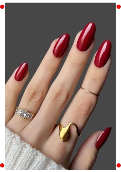 Uv Kalıcı Kan Kırmızı Jel Oje - 12 ml modelleri