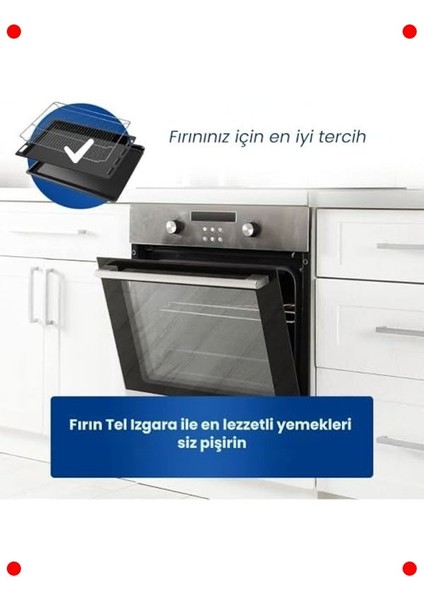 Ankastre Fırın Tel Izgarası (465X375 Mm) - Geniş Uyumlu fırsatları