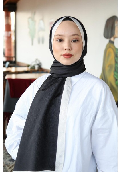 Hint Ipek Premium Lux Original Monogram Şal (Ipek Vual, Özel Seri, Yüksek Kalite, Hafif, Rahat, Şık, Tesettür Giyim, Shawl, Hijab) fırsatları