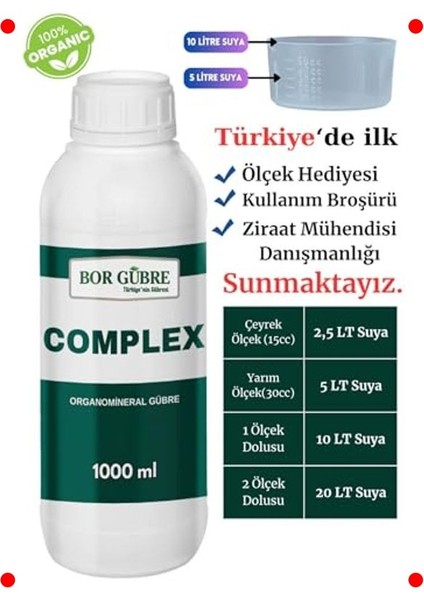 Organomineral Gübre 1000ML - Yeşil Aksam & Verim fiyatları