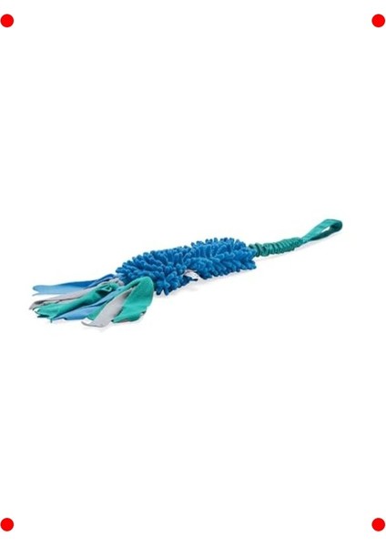 Peluş Köpek Getirme Oyuncak Mavi-Yeşil 70 cm