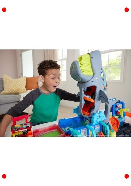 Köpek Balığı Araç Yıkama Oyun Seti - Renk Değiştiren Araç fırsatları