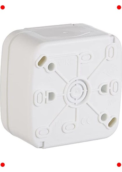 Nemliyer Uyumlu Topraklı Kapaklı Priz - Beyaz fırsatları