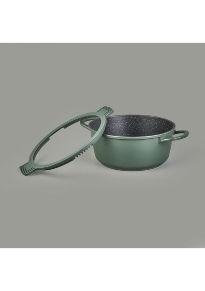 Pienza Alüminyum Tencere Seti - Yeşil / Siyah - 7 Parça fiyatları