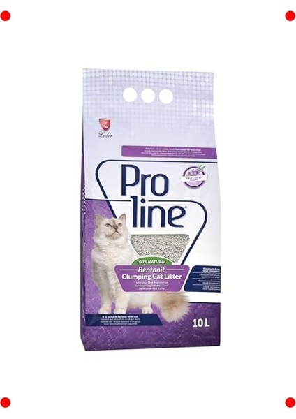 Lavanta Kokulu Doğal Topaklanan Kedi Kumu (10 Lt)