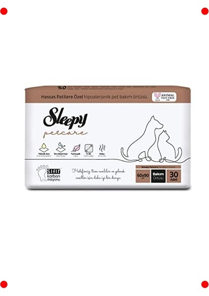 Emici Pet Bakım Örtüsü 60X90 cm 30 Adet