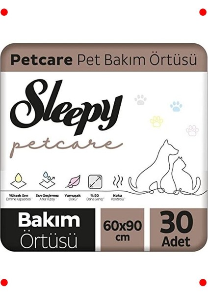 Emici Pet Bakım Örtüsü 60X90 cm 30 Adet modelleri