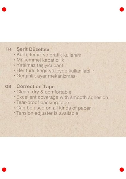 Hızlı Şerit Düzeltici 5MMX12M, Anında Kapatma fırsatları
