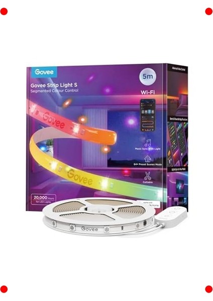Akıllı Rgbıcw Wi-Fi+Bt LED Şerit Aydınlatma (5m)