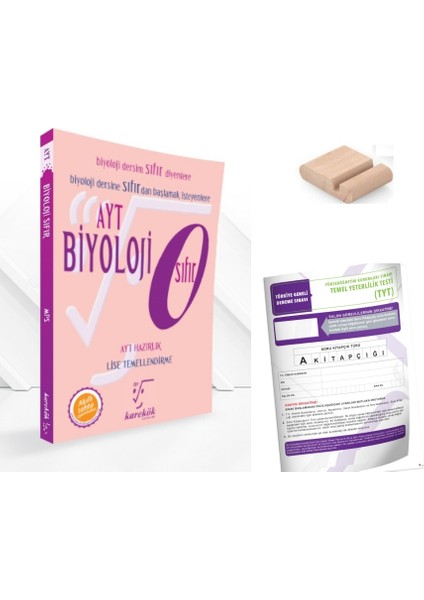 Ayt Biyoloji Sıfır Tkonu Özetli Soru Bankası Yt 2026+TELEFON Tutucu+Tyt Deneme