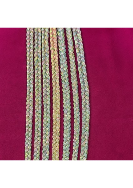 Renkli Yeşil Örgü-Takma Örgü Saç-Kadın Saç Aksesuarı fiyatları