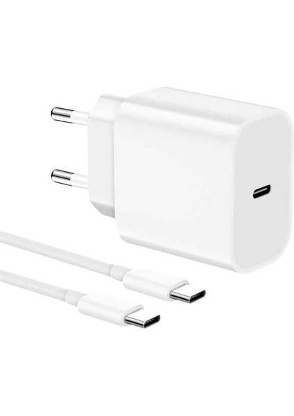 15/pro/pro Max 25W Ios Uyumlu Hızlı Şarj Aleti Adaptörlü Beyaz modelleri