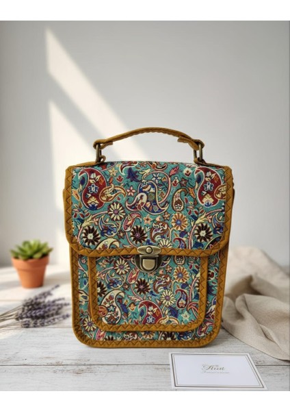 Otantik Mozaik Desen Kadın Çantası