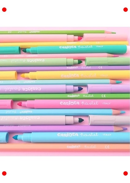 Pastel Süper Yıkanabilir Keçeli Kalem 8'li Set indirimleri