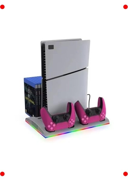 Oyun Konsolu Soğutuculu ve Şarjlı Standı indirimleri